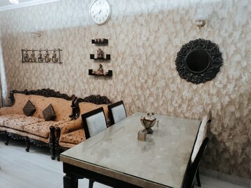 Living Room in 2 BHK Apartment at Chittaranjan Park – for Rent