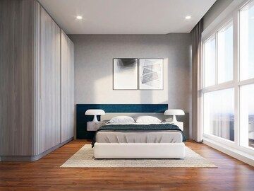 Bedroom in 2 BHK Apartment at Adarsh Crest Phase 1, Hebbal – for Sale