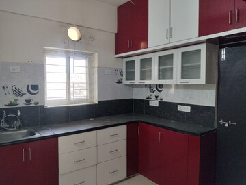 Kitchen in 3 BHK Apartment at Sri Sai Ayyapa Sadan, Madhapur – for Rent
