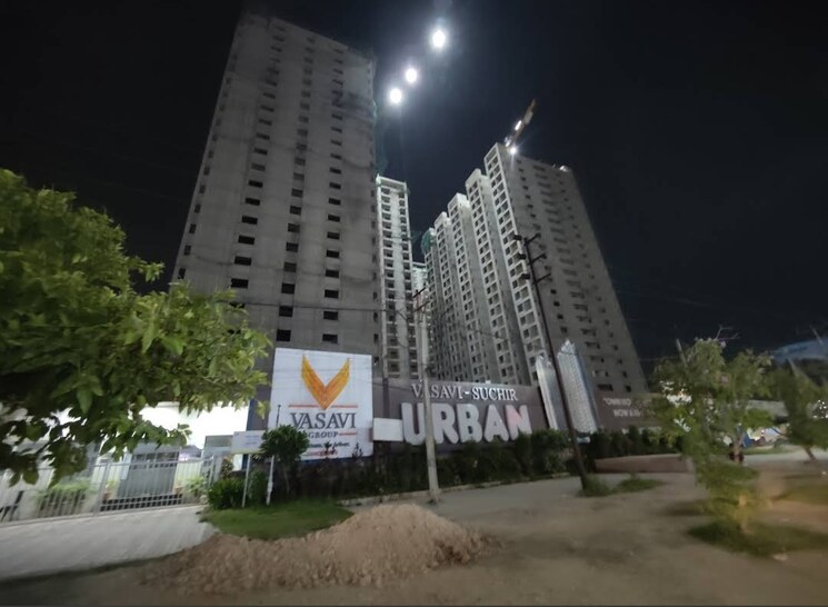 Exterior View, vasavi-urban 2 Bedroom 875 Sq.Ft. Apartment In Bachupally Hyderabad 8380119