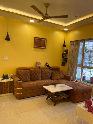 Living Room in 2 BHK Apartment at Lodha Amara, Kolshet Road – for Rent