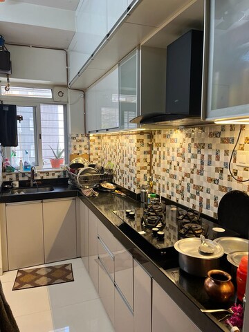 Kitchen in 2 BHK Apartment at Lodha Amara, Kolshet Road – for Rent