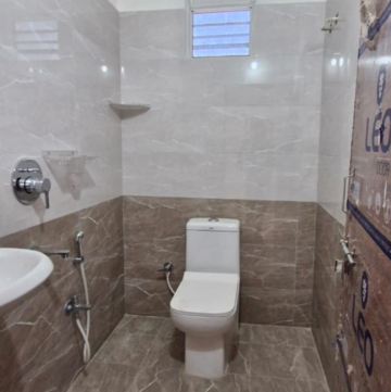 Bathroom in 3 BHK Builder Floor at Kondapur – for Rent