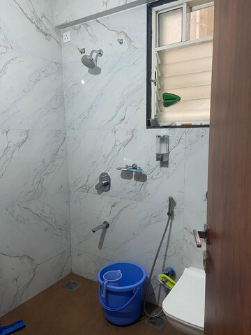 Bathroom in 2 BHK Apartment at Sharada Alliance Paritosh, Balewadi – for Rent