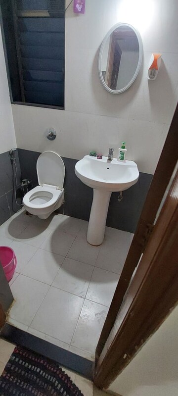 Bathroom in 2 BHK Apartment at Royal Garden Tilak Nagar, Tilak Nagar – for Rent