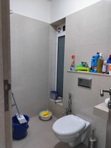 Bathroom in 2 BHK Apartment at L & T Seawoods Residences Phase 1 Part A, Seawoods – for Rent