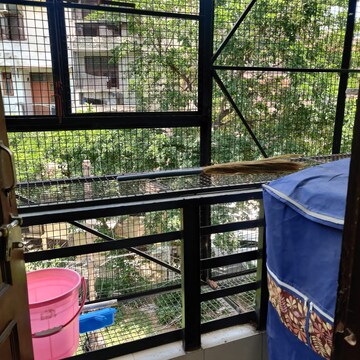Balcony in 2 BHK Builder Floor at Lajpat Nagar – for Rent