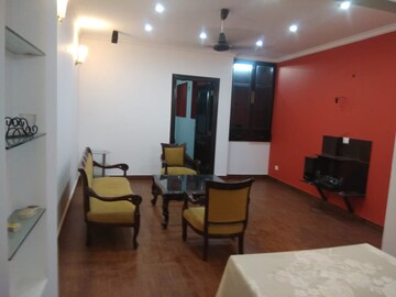 Living Room in 1 BHK Builder Floor at Greater Kailash I – for Rent