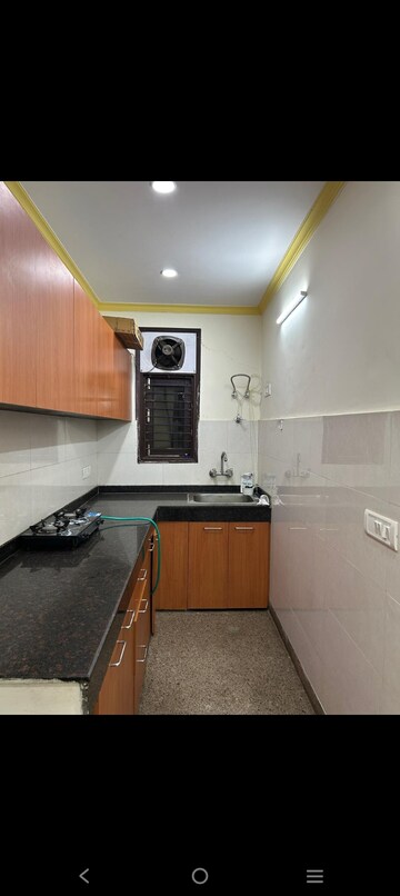Kitchen in 2 BHK Builder Floor at Saket – for Rent