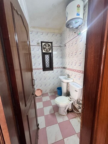 Bathroom in 2 BHK Builder Floor at Kalkaji – for Rent