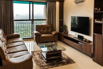 Living Room in 3 BHK Apartment at Omkar Planet, Nerul – for Sale