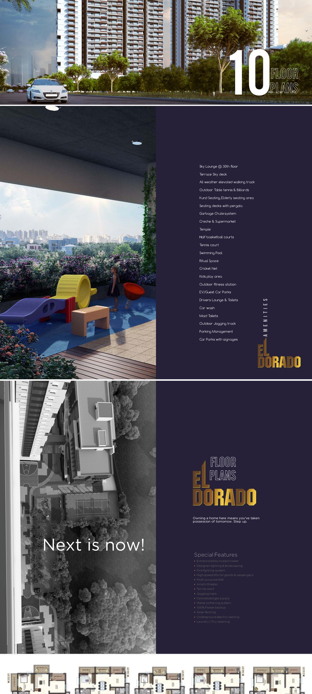 3 BHK + Pooja Room 1860 Sq.Ft. Apartment in Lansum El Dorado