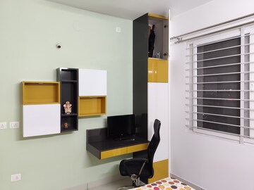 Master Bedroom in 2 BHK Apartment at Prestige Lakeside Habitat, Varthur – for Rent