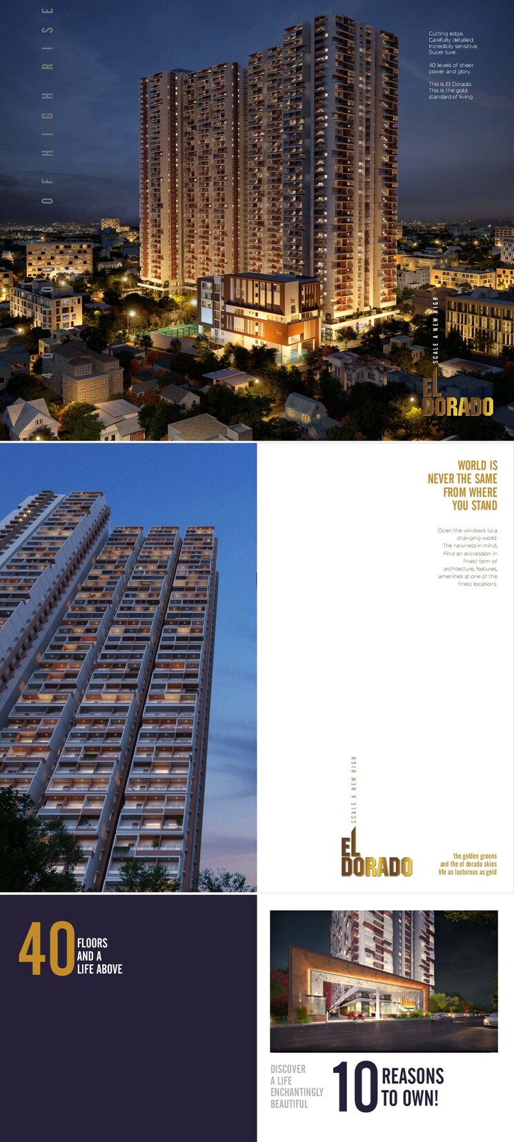 Master Bedroom, lansum-el-dorado 3 Bedroom 1860 Sq.Ft. Apartment In Narsingi Hyderabad 8380767