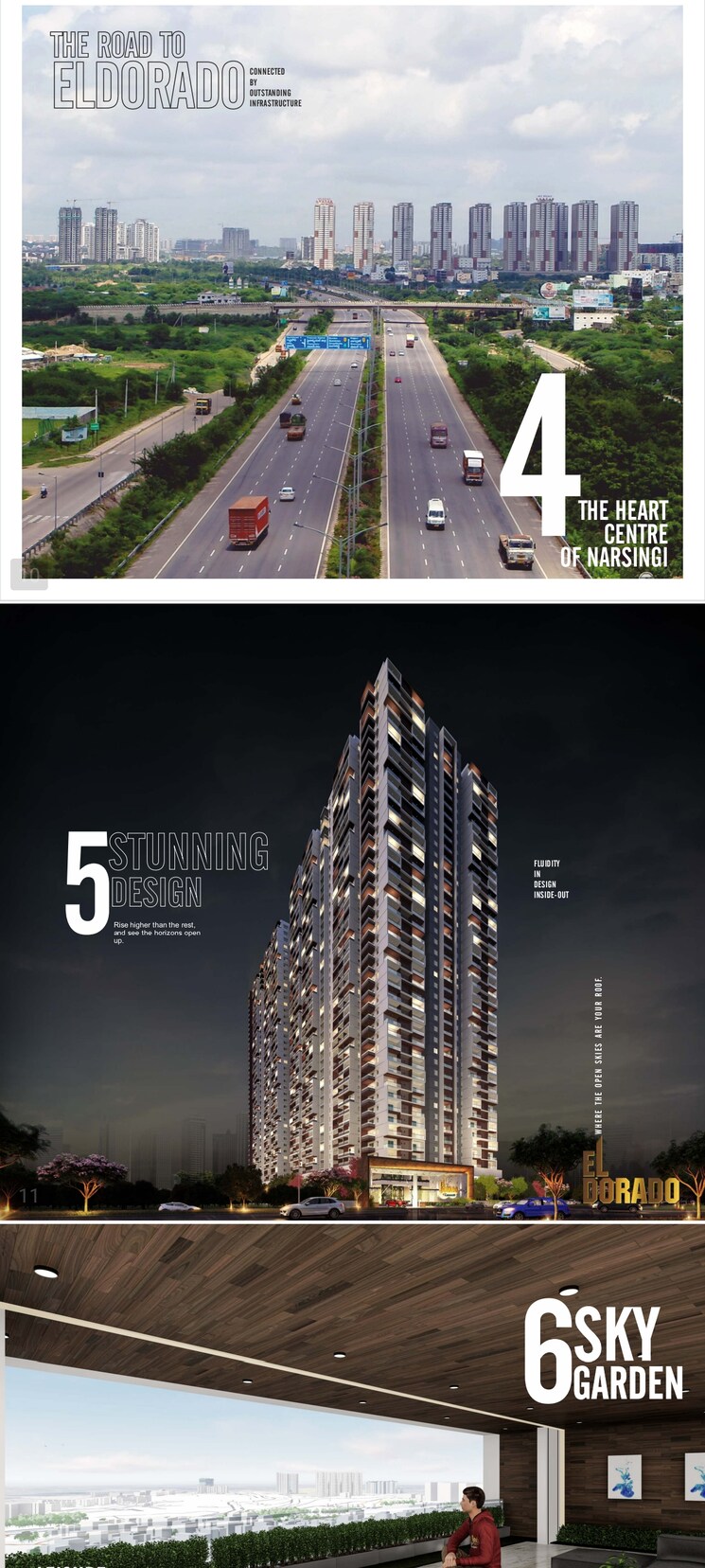 Master Bedroom, lansum-el-dorado 3 Bedroom 1860 Sq.Ft. Apartment In Narsingi Hyderabad 8380767