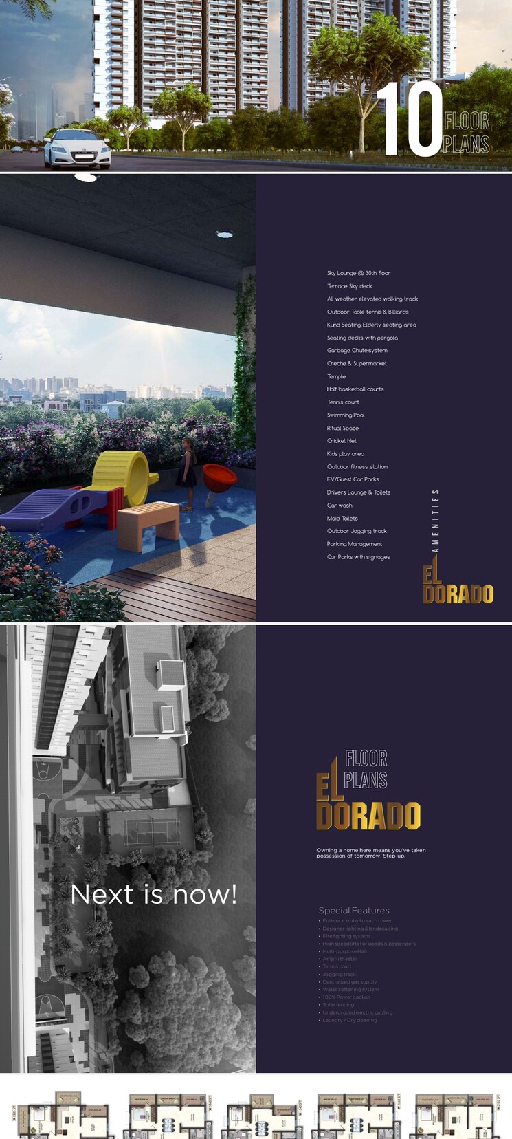 Master Bedroom, lansum-el-dorado 3 Bedroom 1860 Sq.Ft. Apartment In Narsingi Hyderabad 8380767