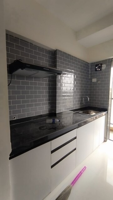 Kitchen in 1 BHK Apartment at Raunak City Sector 4 D7, Kalyan West – for Rent