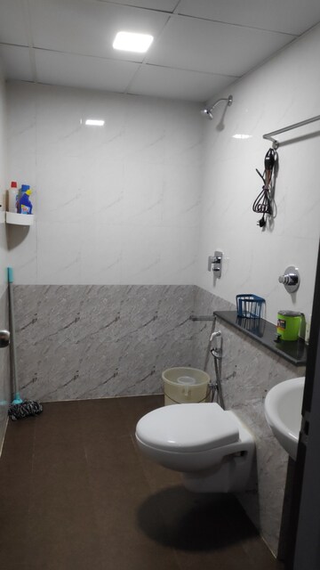 Bathroom in 2 BHK Apartment at Coevolve Northern Star, Thanisandra – for Rent