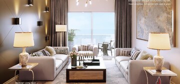 Living Room in 3 BHK Builder Floor at Purvanchal Royal City, Chi V Greater Noida – for Sale