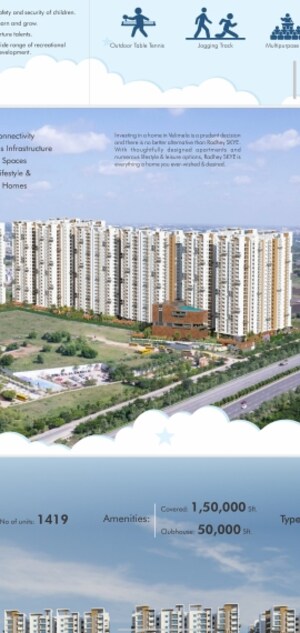 3 BHK Apartment For Sale in Radhey Skye, Velmala