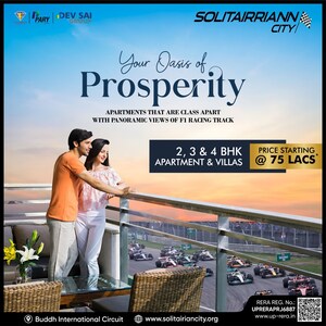 Master Bedroom in 3 BHK Villa at Le Solitairian City, Sector 25 Yamuna Expressway – for Sale