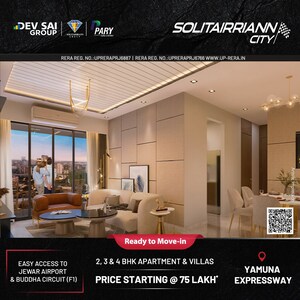Master Bedroom in 3 BHK Villa at Le Solitairian City, Sector 25 Yamuna Expressway – for Sale