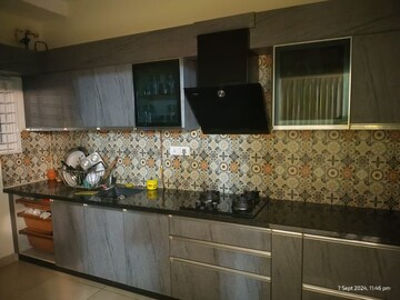Kitchen in 3 BHK Apartment at Prestige Lakeside Habitat, Varthur – for Rent