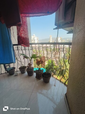 Balcony in 2 BHK Apartment at Balaji Garden CHS, Kopar Khairane – for Rent