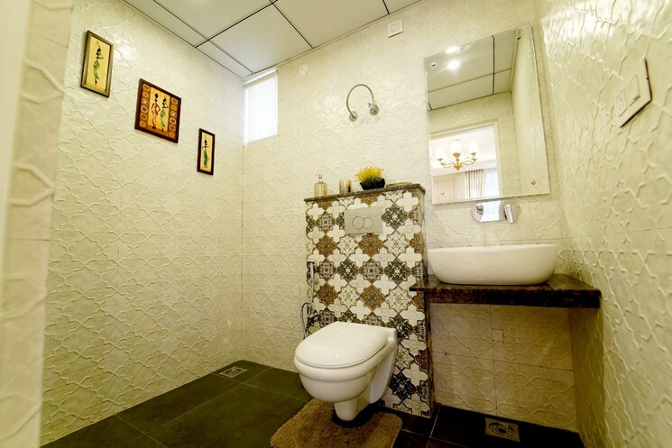 Bathroom, maxxus-elanza 3 Bedroom 1450 Sq.Ft. Apartment In International Airport Road Zirakpur 8380980