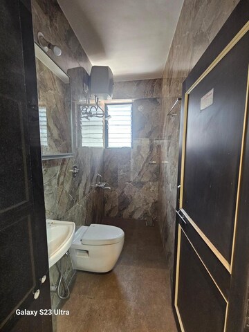Bathroom in 3 BHK Apartment at Wadgaon Sheri – for Rent