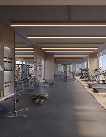 Gym in 2 BHK Apartment at Platinum Oakwoods, Sector 30 Nerul – for Sale