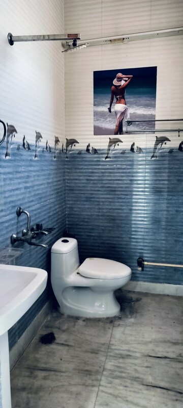 Bathroom in 3 BHK Independent House at Gardenia Glory, Sector 46 – for Rent