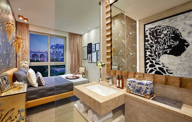 Bedroom, piramal-aranya 4 Bedroom 2654 Sq.Ft. Apartment In Byculla Mumbai 8381141