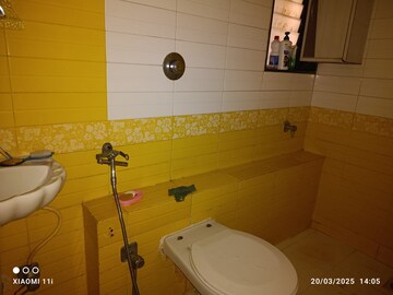 Bathroom in 3 BHK Apartment at Ambika Heights, Nerul – for Rent