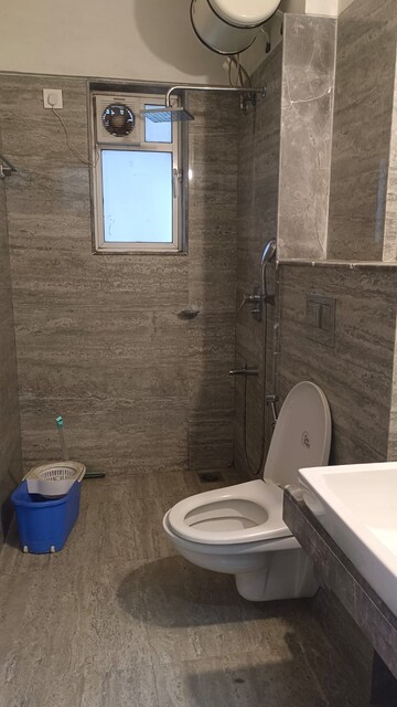 Bathroom in 2 BHK Apartment at Raheja Ridgewood, Goregaon East – for Rent