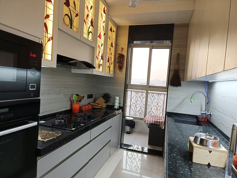 Kitchen, hiranandani-eagleridge-wing-a 2 Bedroom 658 Sq.Ft. Apartment In Ghodbunder Road Thane 8381183