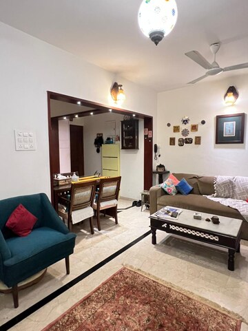Living Room in 2 BHK Apartment at Samartha Deep, Andheri West – for Rent