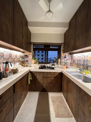 Kitchen in 2 BHK Apartment at Samartha Deep, Andheri West – for Rent