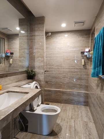 Bathroom in 2 BHK Apartment at Hiranandani Delanna, Ghodbunder Road – for Sale