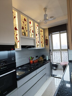 Kitchen in 2 BHK Apartment at Hiranandani Eagleridge Wing A, Ghodbunder Road – for Sale
