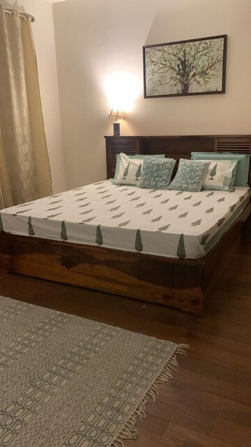 Bedroom in 3 BHK Builder Floor at Kohat Enclave – for Rent