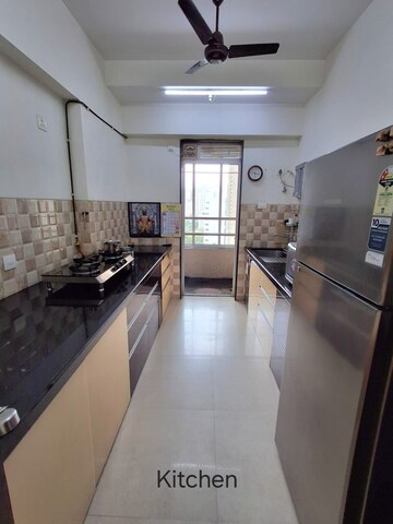 Kitchen in 3 BHK Apartment at Divine Aspen Garden, Goregaon East – for Rent