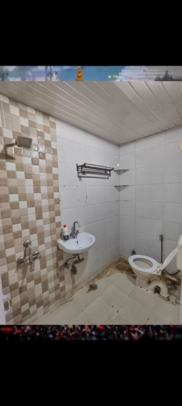 Bathroom in 1 BHK Builder Floor at Panchsheel Vihar – for Rent