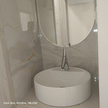 Bathroom in 1 BHK Apartment at Vijay Orovia, Ghodbunder Road – for Rent