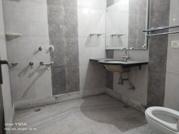 Bathroom in 3 BHK Builder Floor at Vasant Kunj – for Rent