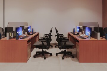 Team Area in  Office Space at Mani Casadona, New Town – for Rent