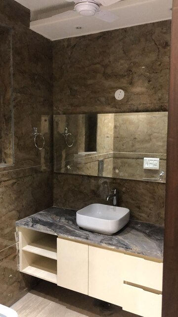 Bathroom in 3.5 BHK Builder Floor at Kalkaji – for Rent