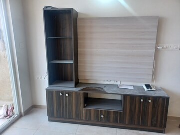 Living Room in 3 BHK Apartment at Bhartiya Nikoo Homes Phase 2, Thanisandra Main Road – for Rent