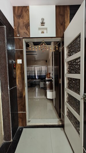 Kitchen in 3 BHK Apartment at Gangar K Guru Residency, Borivali West – for Sale