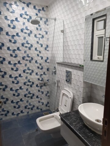 Bathroom in 3 BHK Builder Floor at Chittaranjan Park – for Rent